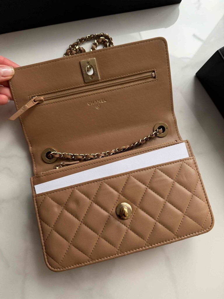 Chanel Trendy Wallet on Chain