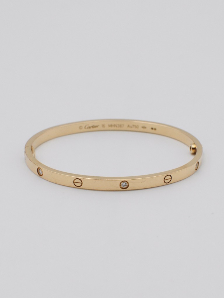 Cartier Love bracelet, Small Model, 6 Diamonds