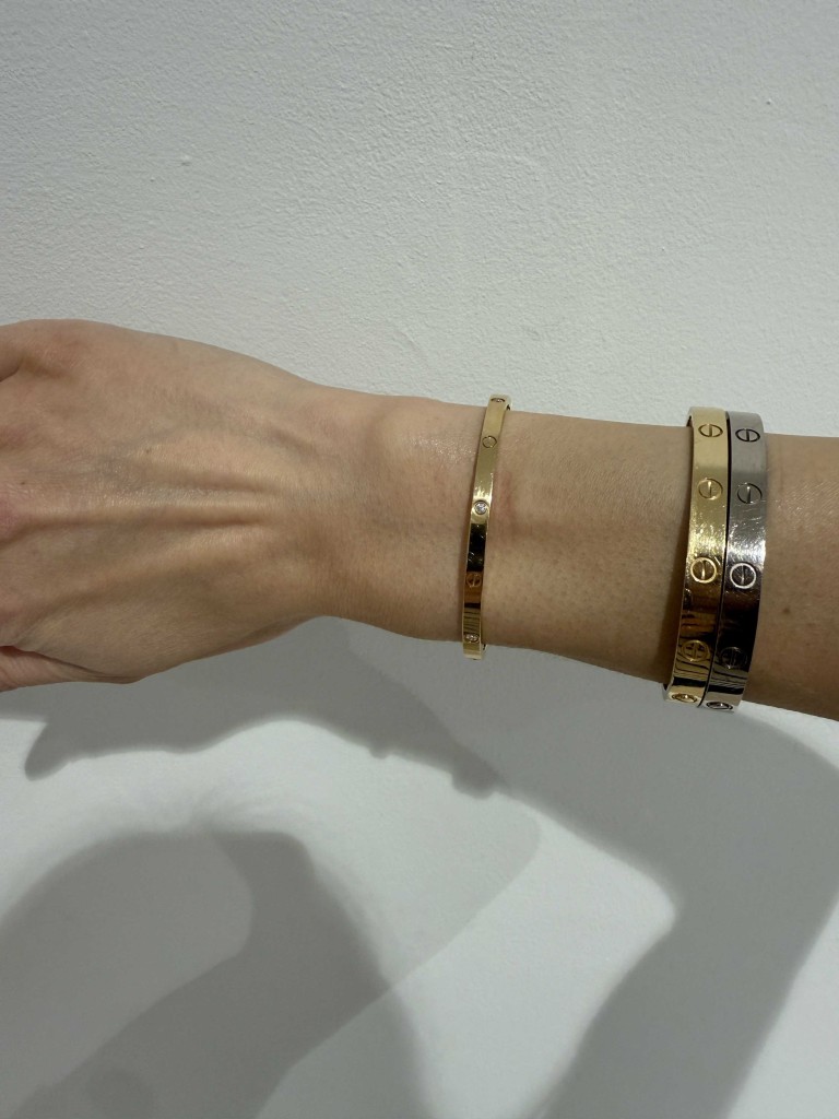 Cartier Love bracelet, Small Model, 6 Diamonds