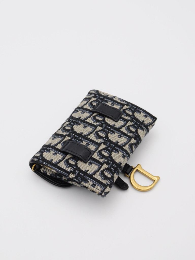 Dior wallet with a chain