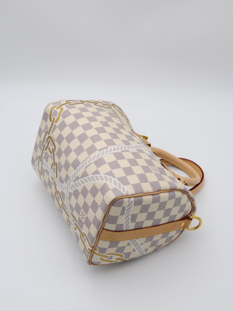 Louis Vuitton Damier Azur Nautical Speedy Bandouliere 25 torebka