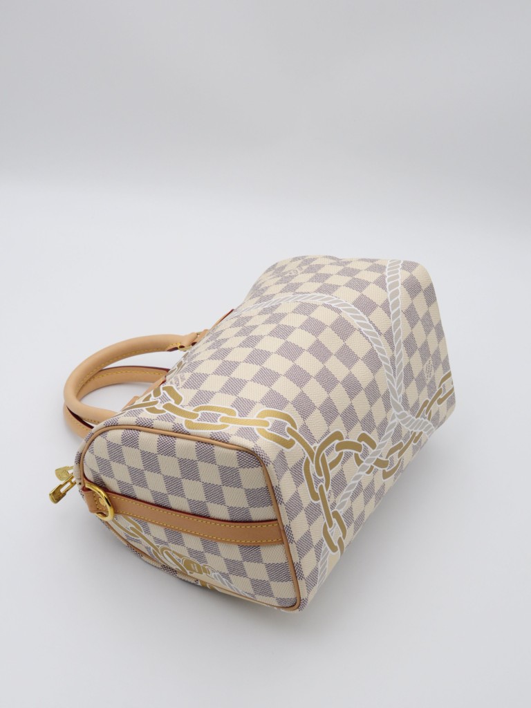 Louis Vuitton Damier Azur Nautical Speedy Bandouliere 25 bag