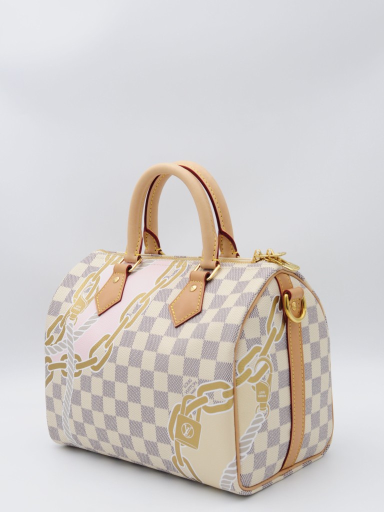 Louis Vuitton Damier Azur Nautical Speedy Bandouliere 25 torebka