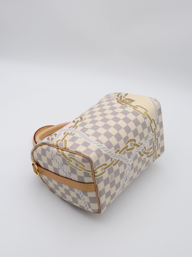 Louis Vuitton Damier Azur Nautical Speedy Bandouliere 25 torebka