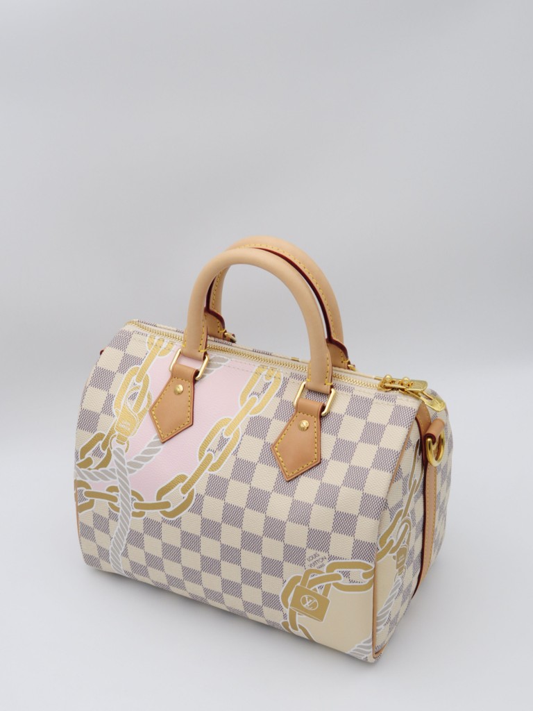 Louis Vuitton Damier Azur Nautical Speedy Bandouliere 25 torebka