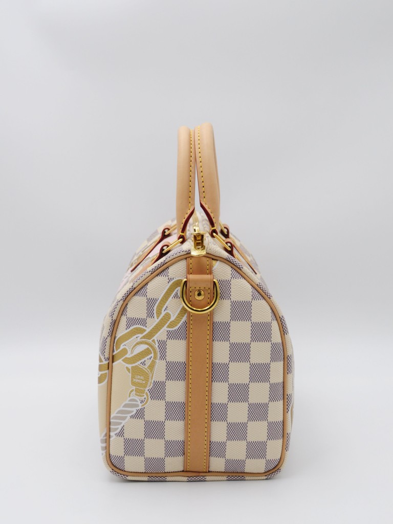 Louis Vuitton Damier Azur Nautical Speedy Bandouliere 25 bag