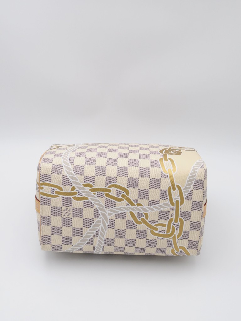 Louis Vuitton Damier Azur Nautical Speedy Bandouliere 25 torebka