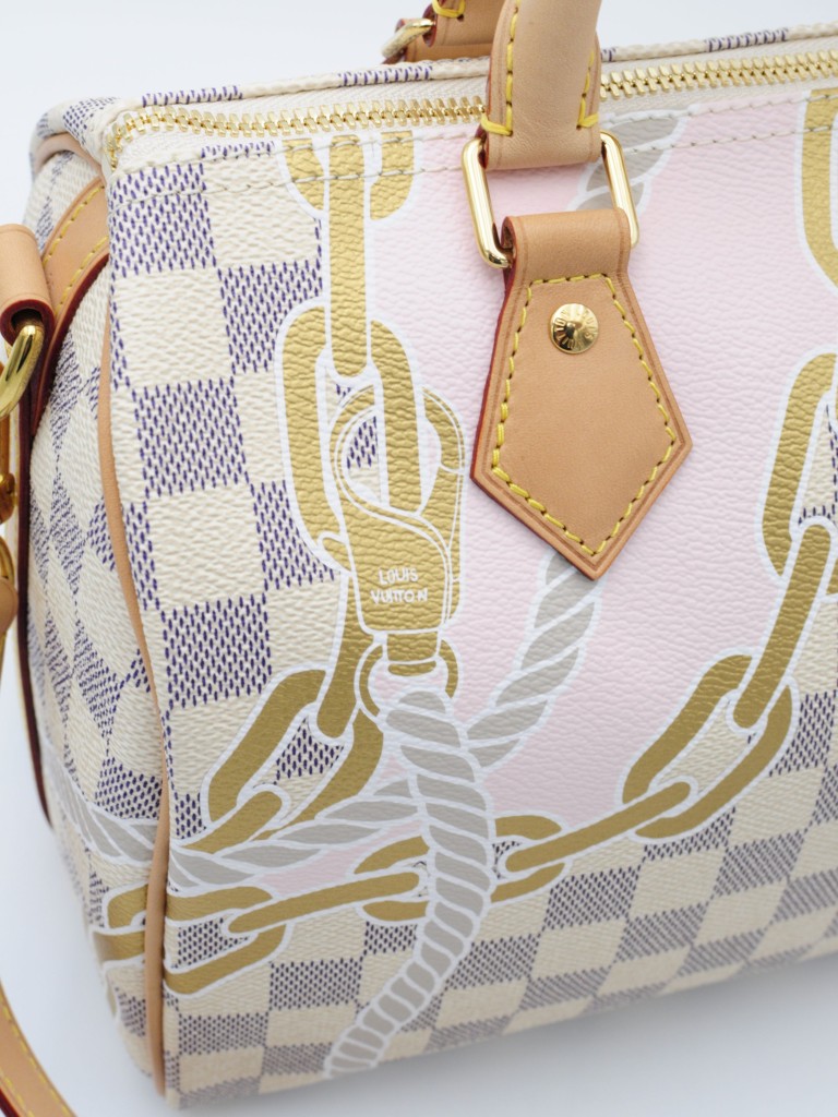 Louis Vuitton Damier Azur Nautical Speedy Bandouliere 25 torebka