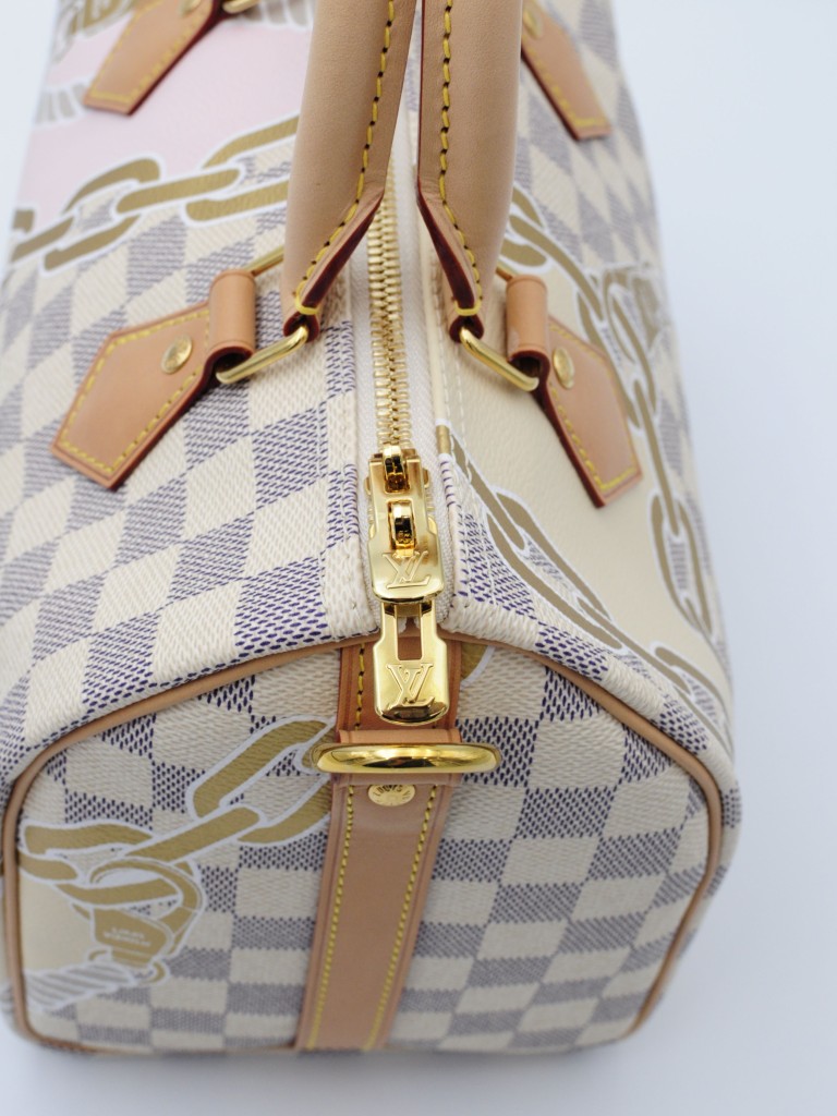 Louis Vuitton Damier Azur Nautical Speedy Bandouliere 25 torebka