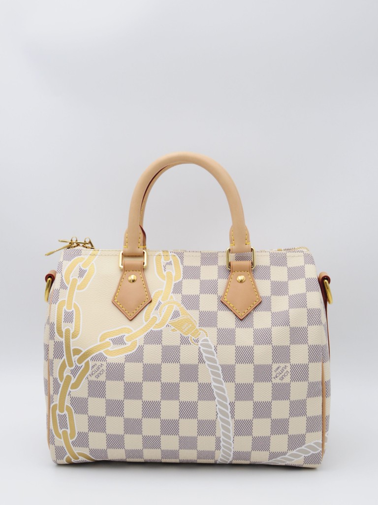 Louis Vuitton Damier Azur Nautical Speedy Bandouliere 25 bag