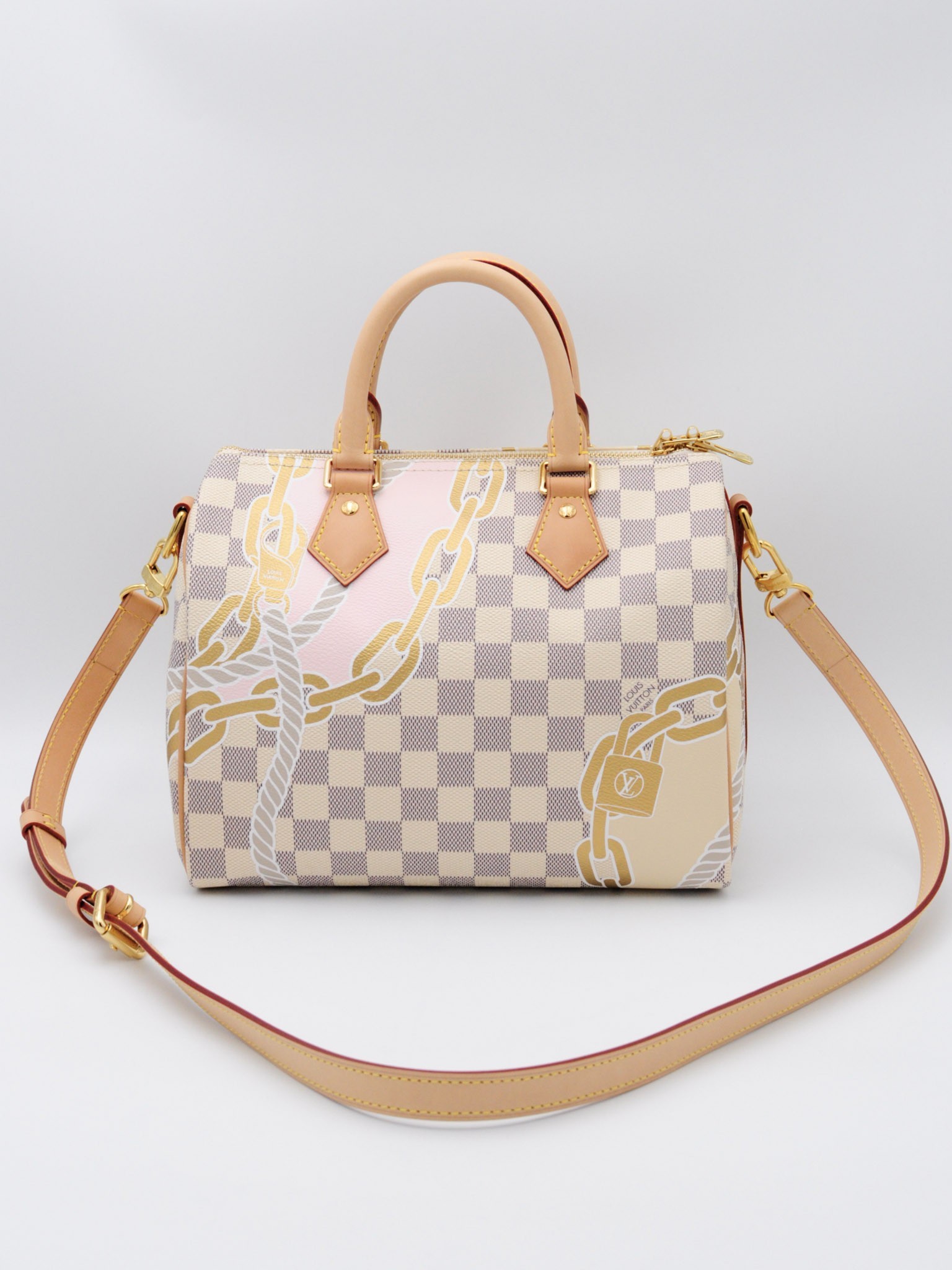 Louis Vuitton Damier Azur Nautical Speedy Bandouliere 25 torebka