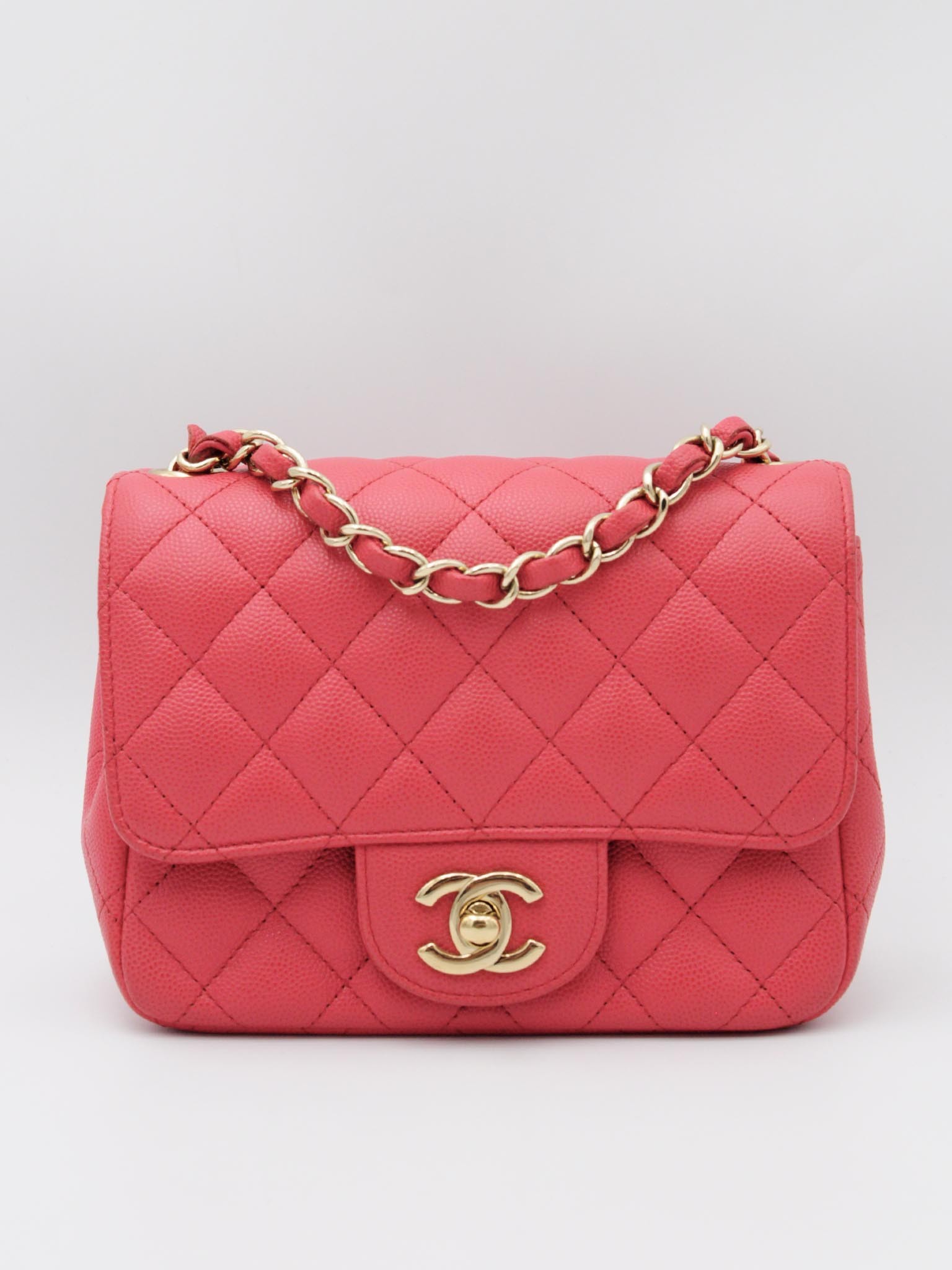 chanel classic mini square