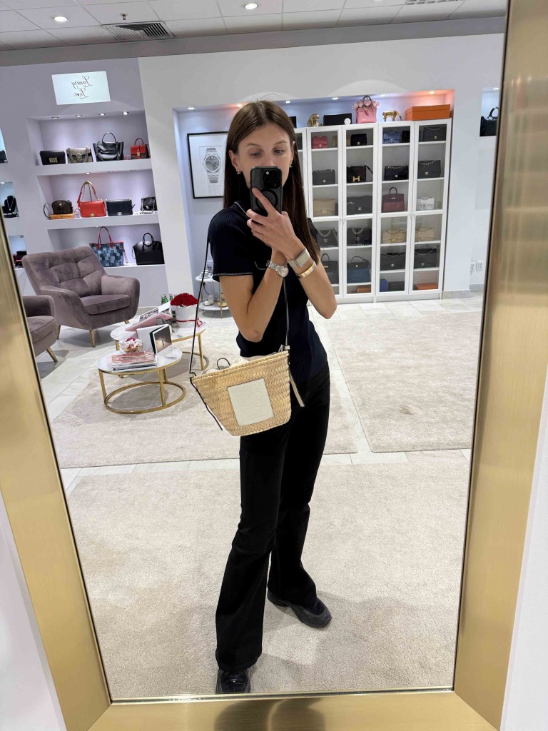 Loewe raffia basket