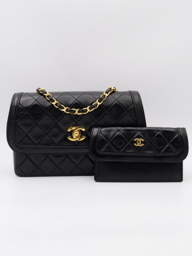 Chanel Vintage Flap Bag with the wallet