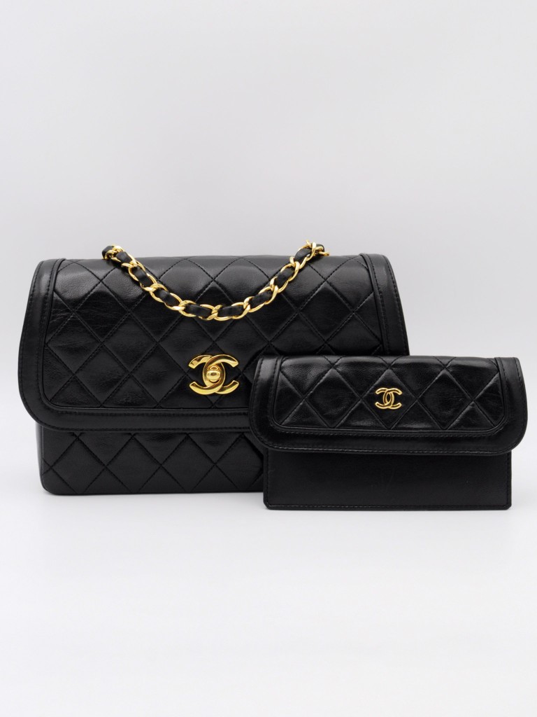 Chanel Vintage Flap Bag with the wallet