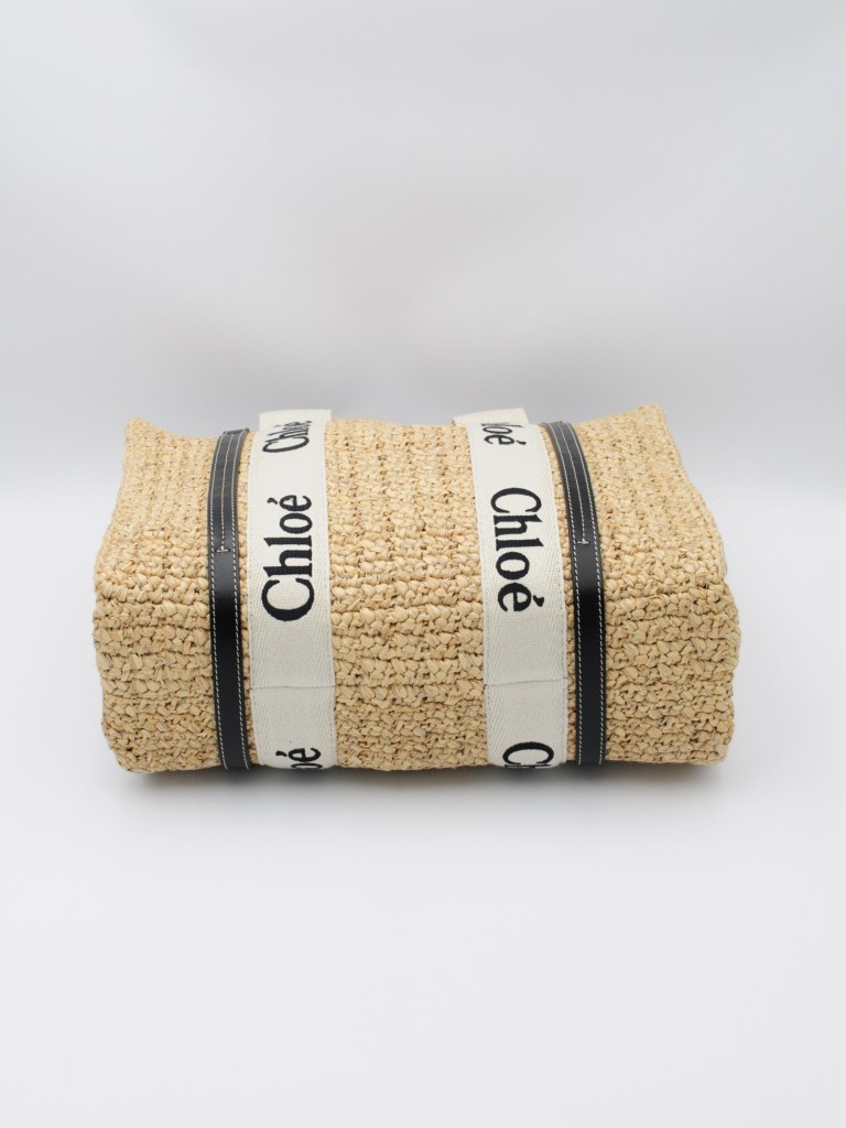 Chloe Raffia Tote Bag