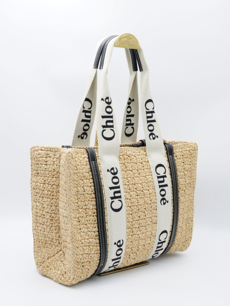 Chloe Raffia Tote Bag