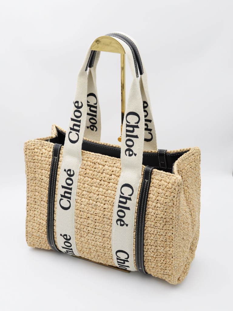 Chloe Raffia Tote Bag
