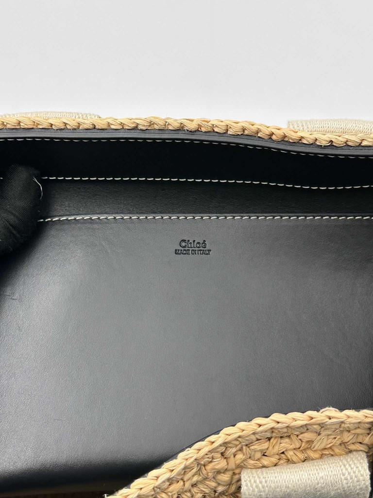 Chloe Raffia Tote Bag