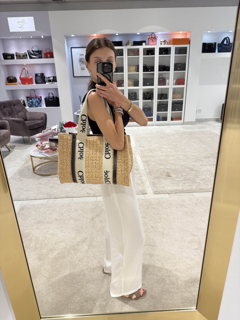Chloe torebka z rafii