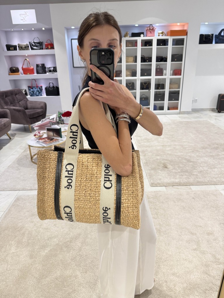 Chloe torebka z rafii