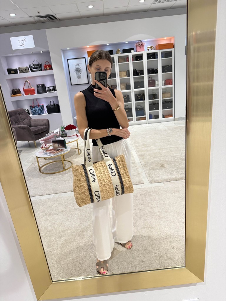 Chloe torebka z rafii