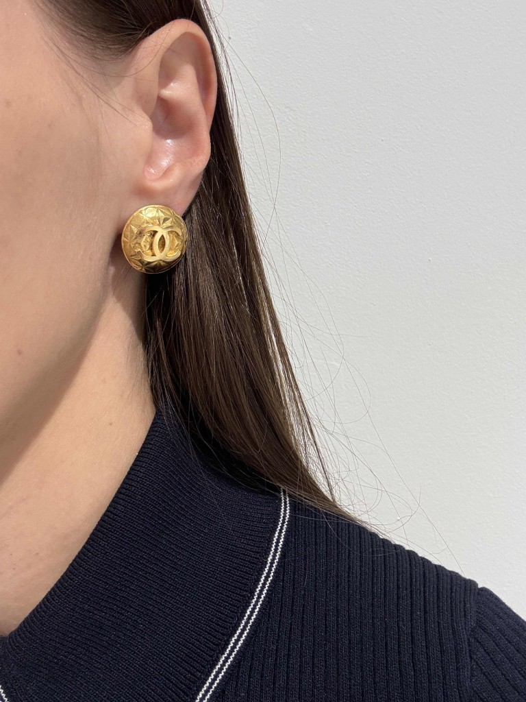 Chanel klipsy vintage