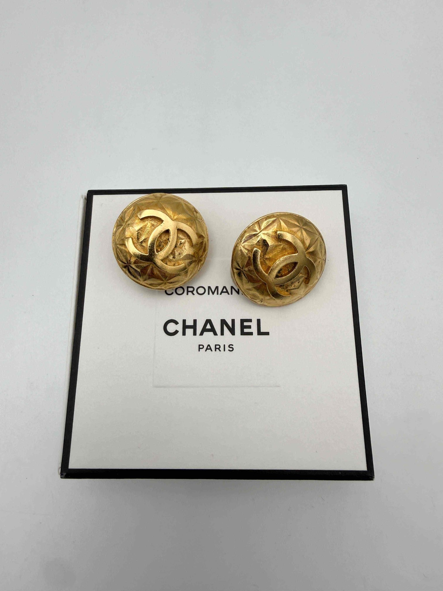 Chanel klipsy vintage