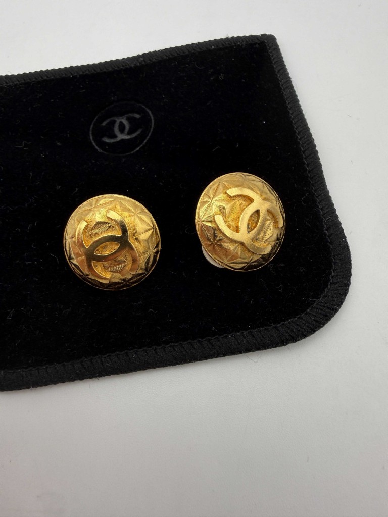 Chanel klipsy vintage
