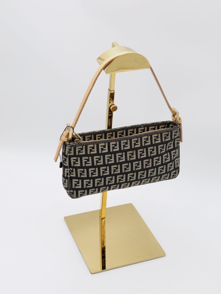 Fendi Baguette Zucca Shoulder Bag