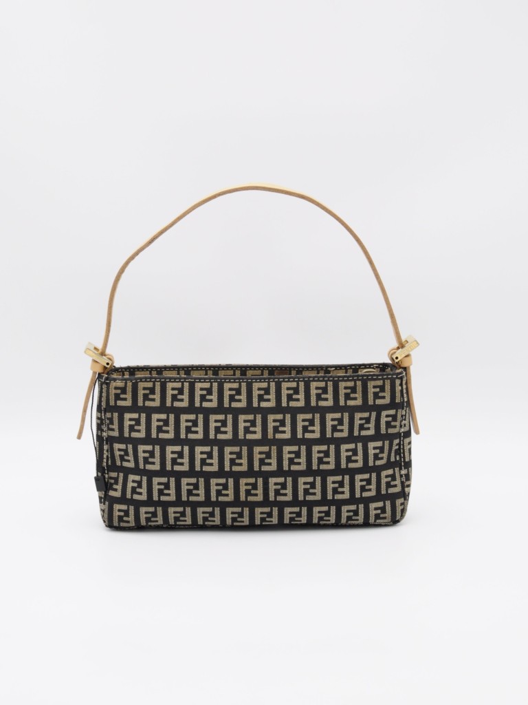 Fendi Baguette Zucca Shoulder Bag