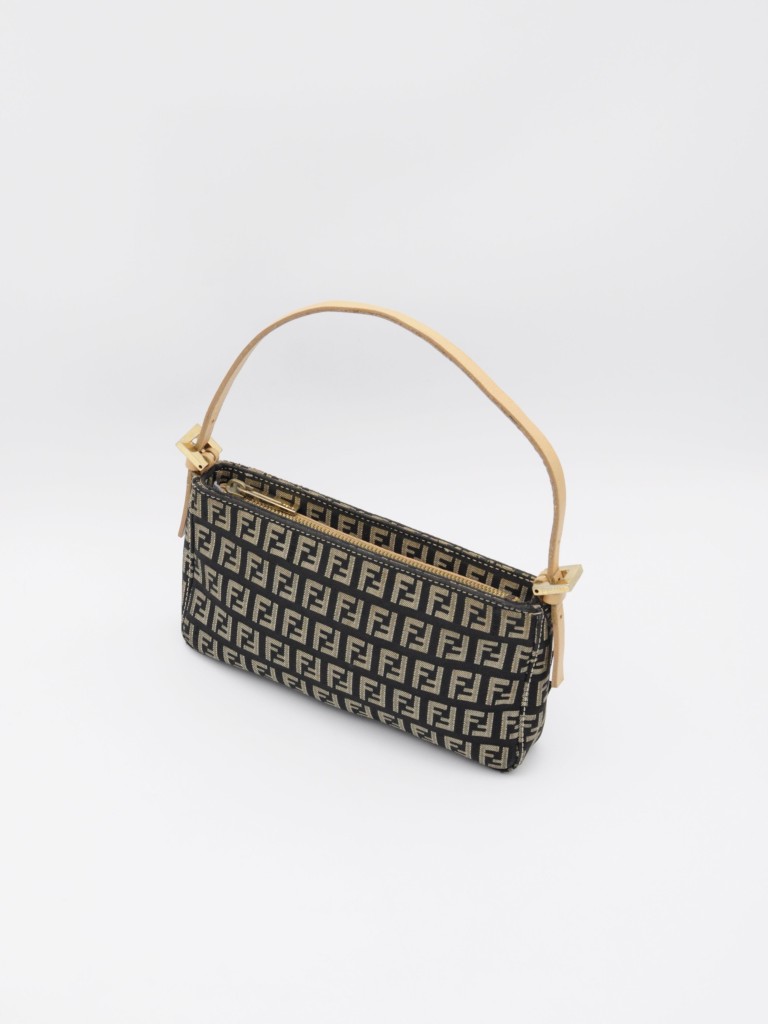Fendi Baguette Zucca Shoulder Bag