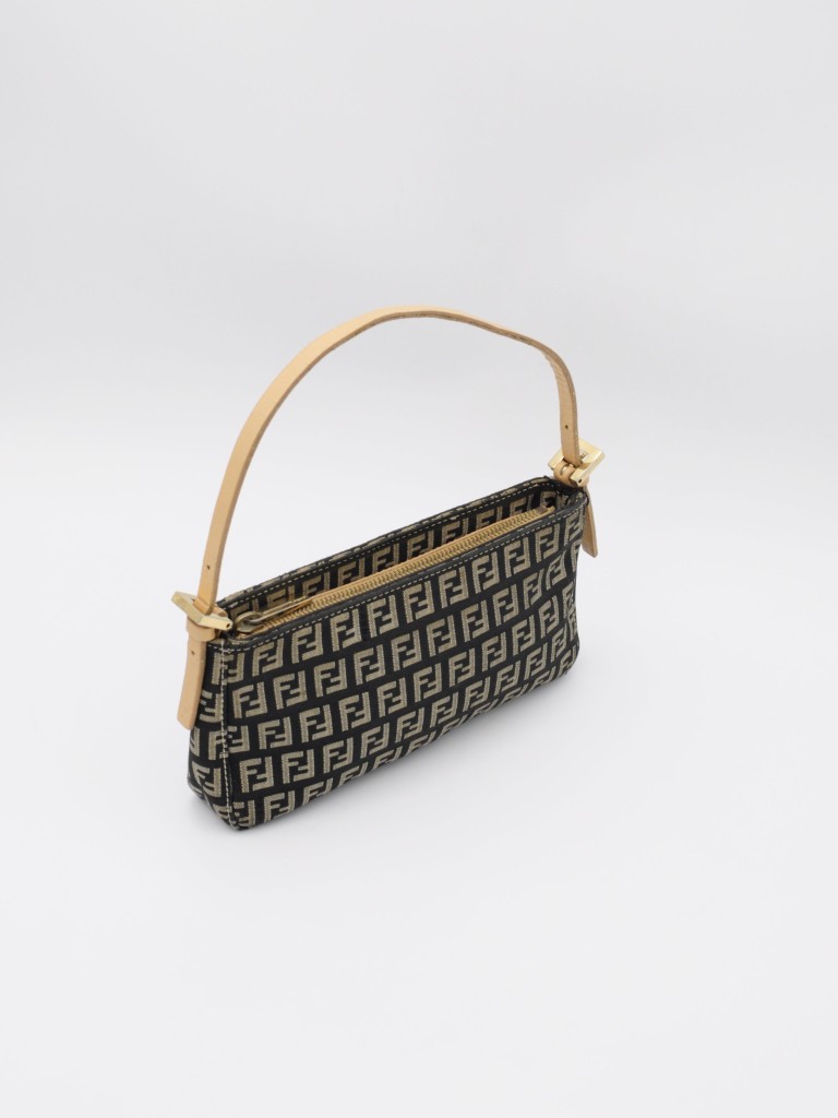 Fendi Baguette Zucca Shoulder Bag