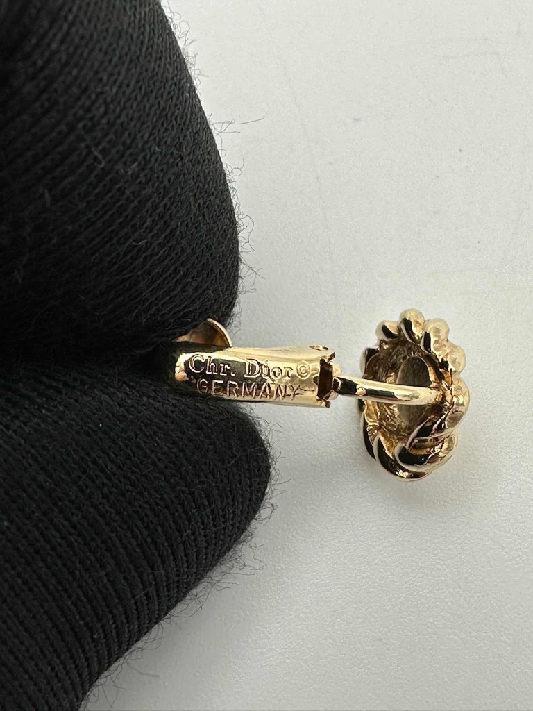 Dior klipsy vintage
