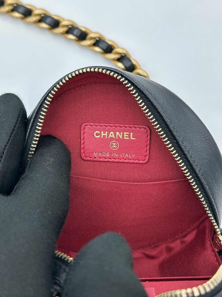 Chanel 19 okrągła mini torebka