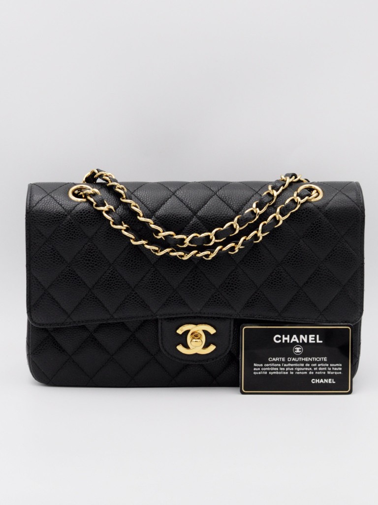 Classic Medium Double Flap Vintage 24k torebka