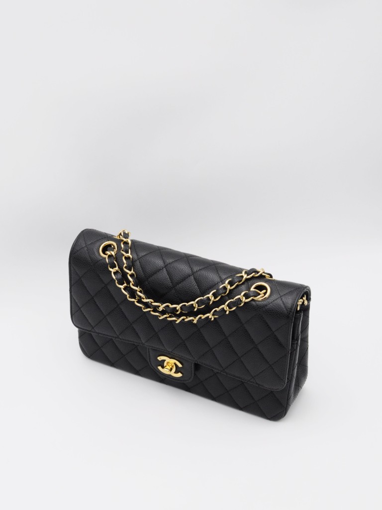 Classic Medium Double Flap Vintage 24k torebka