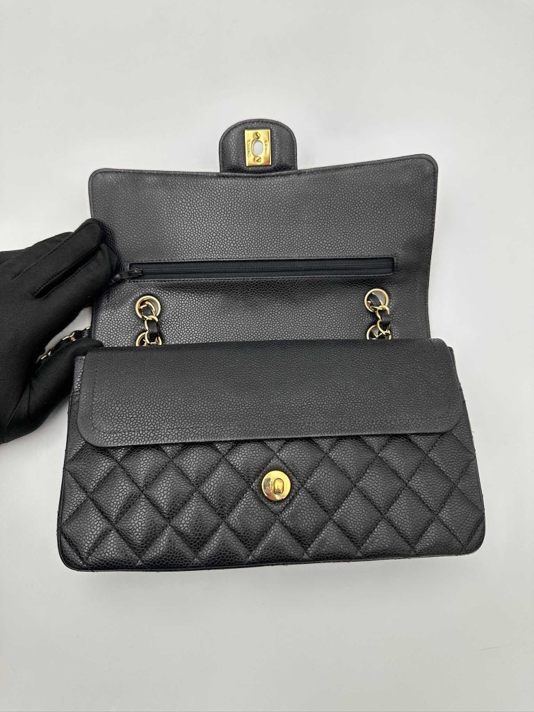Classic Medium Double Flap Vintage 24k torebka