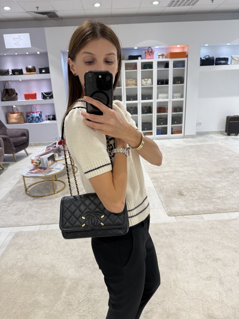 Chanel CC Filigree Small torebka