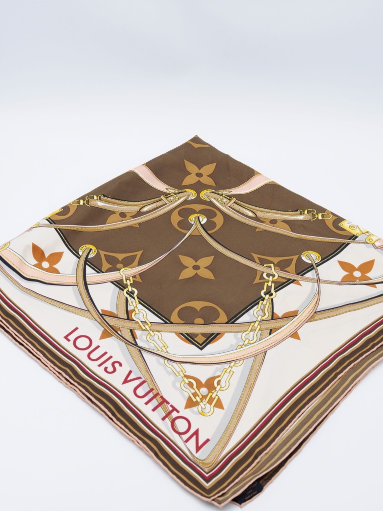 Louis Vuitton Ultimate Monogram Square 90 scarf