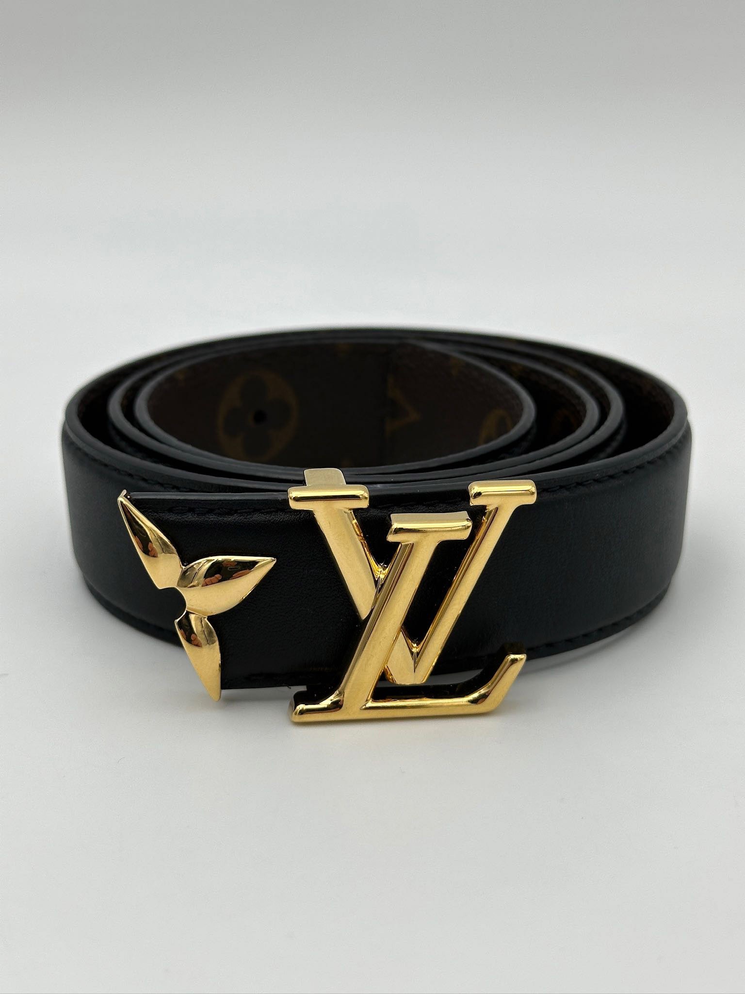 Louis Vuitton pasek dwustronny Pretty LV 30MM