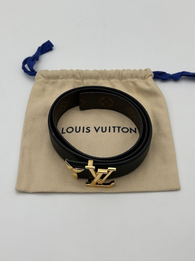 Louis Vuitton pasek dwustronny Pretty LV 30MM