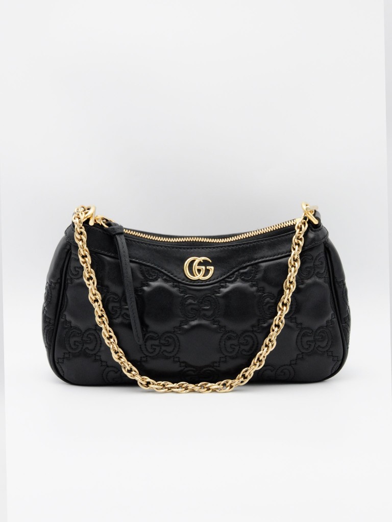 Gucci GG Puffer Leather Shoulder Bag