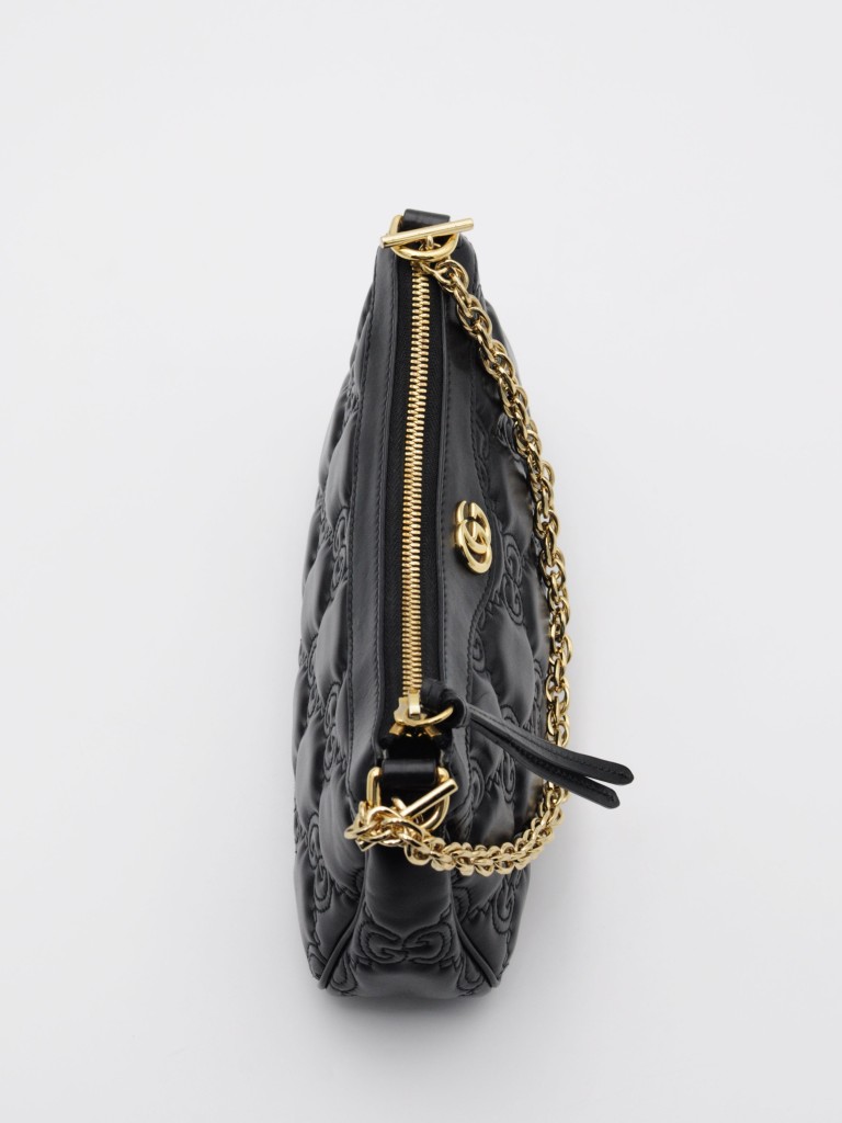 Gucci GG Puffer Leather Shoulder Bag