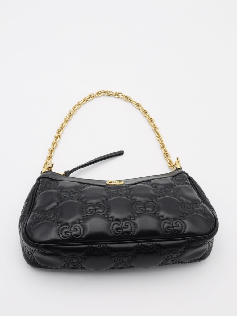 Gucci GG Puffer Leather Shoulder Bag