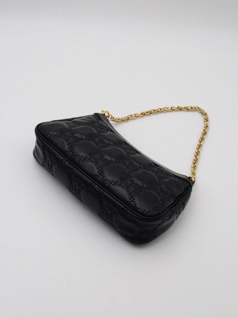 Gucci GG Puffer Leather Shoulder Bag