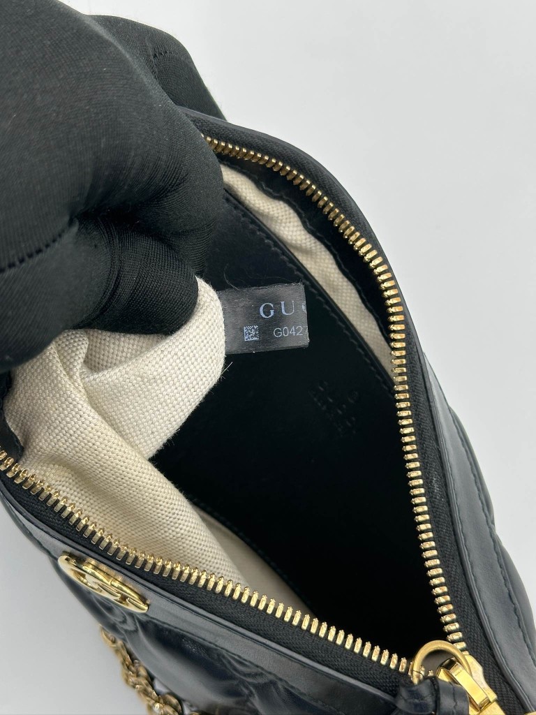 Gucci GG Puffer Leather Shoulder Bag