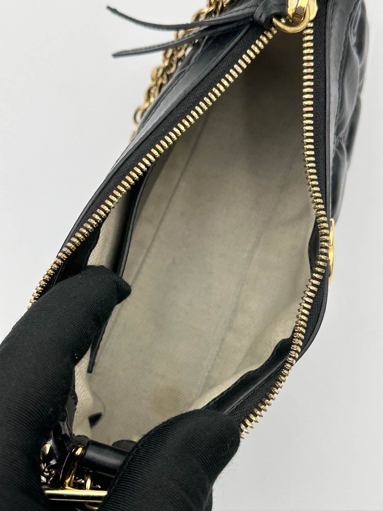 Gucci GG Puffer Leather Shoulder Bag