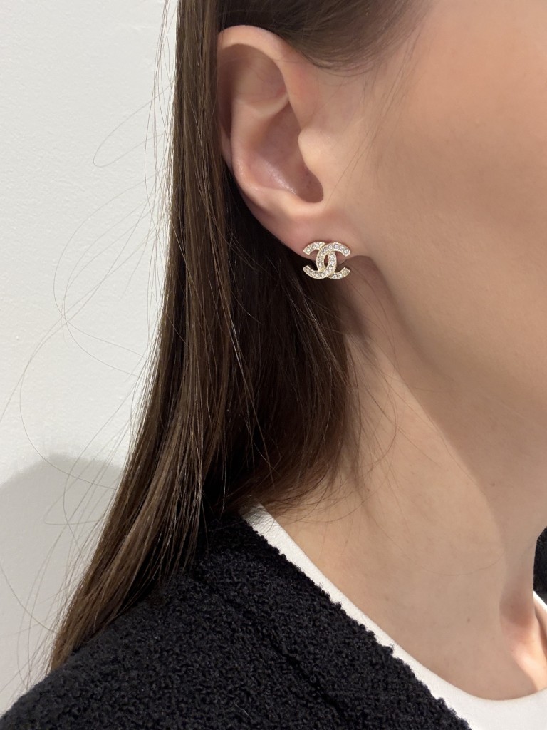 Kolczyki Chanel mini