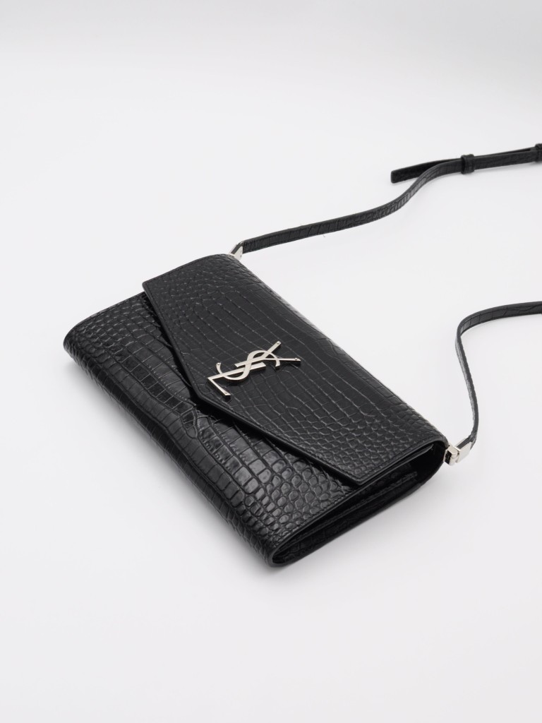 Saint Laurent Cassandra Envelope Wallet Crossbody Bag